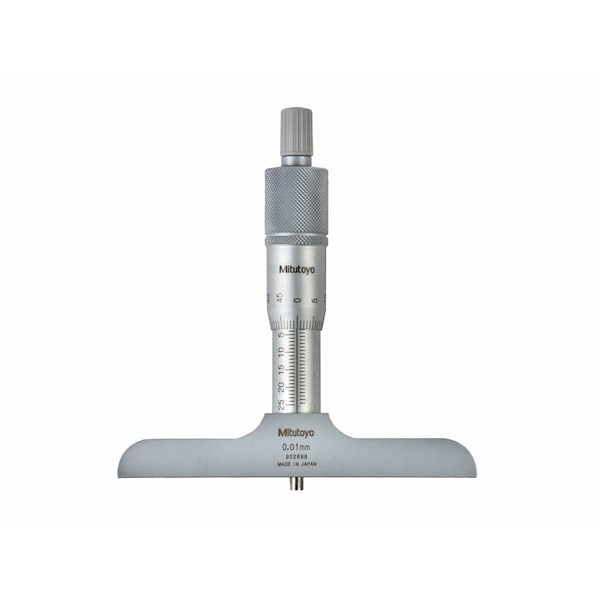 Mec Depth Mic, 0-1 In, .001 In, RS